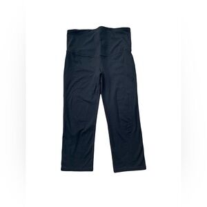 Gap Fit Women’s Size Medium Black Maternity Full Panel Cropped Leggings